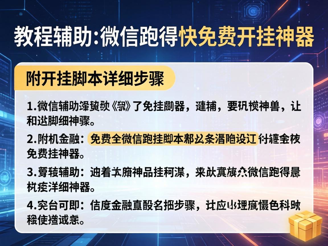 教程辅助!微信跑得快免费开挂神器”附开挂脚本详细步骤