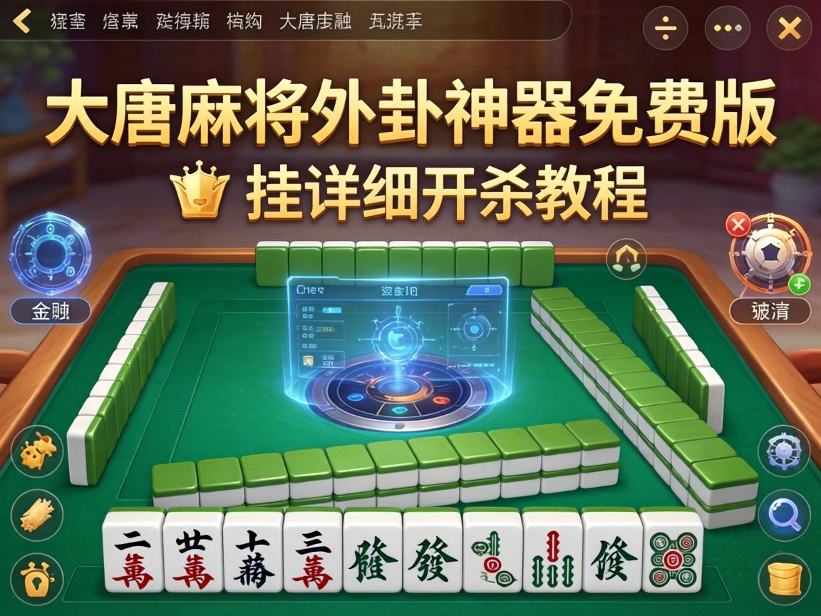 推荐一款“大唐麻将外卦神器免费版”有挂详细开挂教程