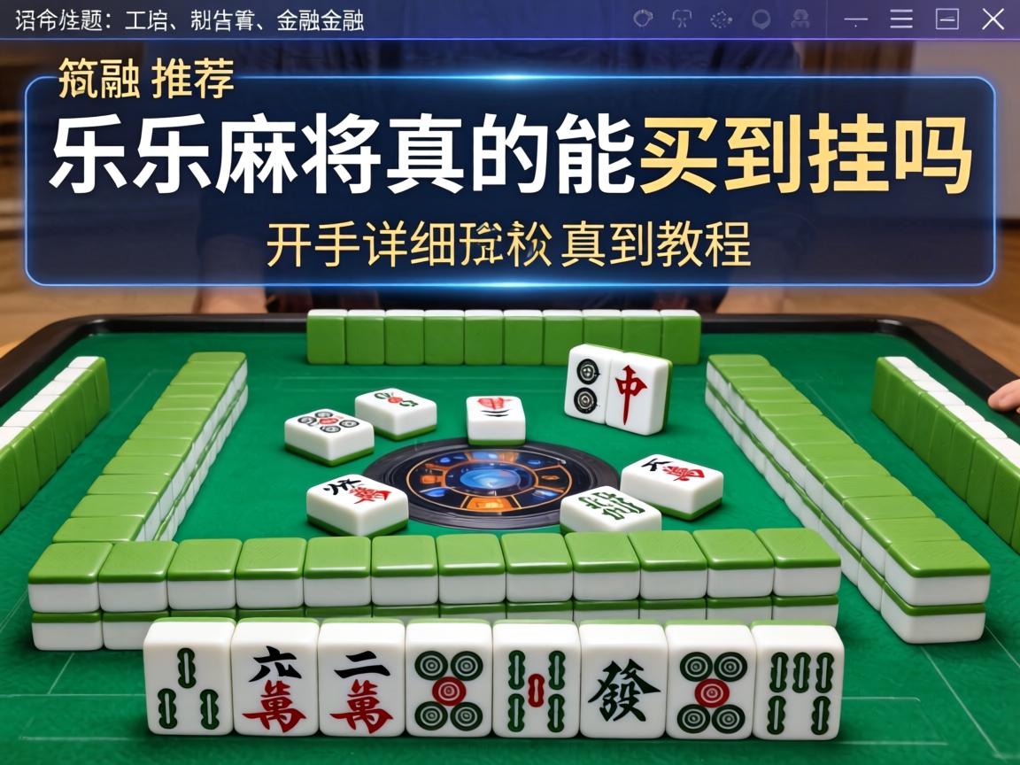 推荐一款“乐乐麻将真的能买到挂吗”开挂详细教程