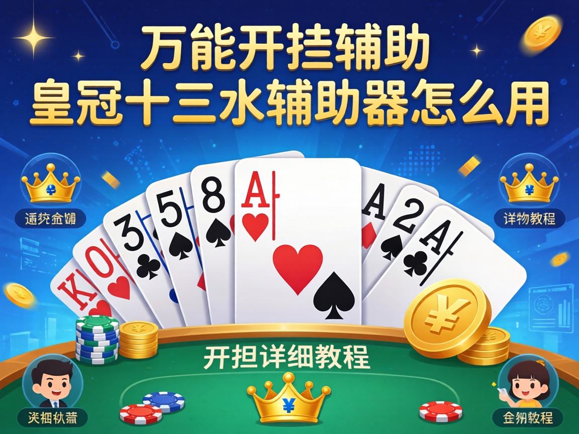 皇冠十三水辅助器怎么用