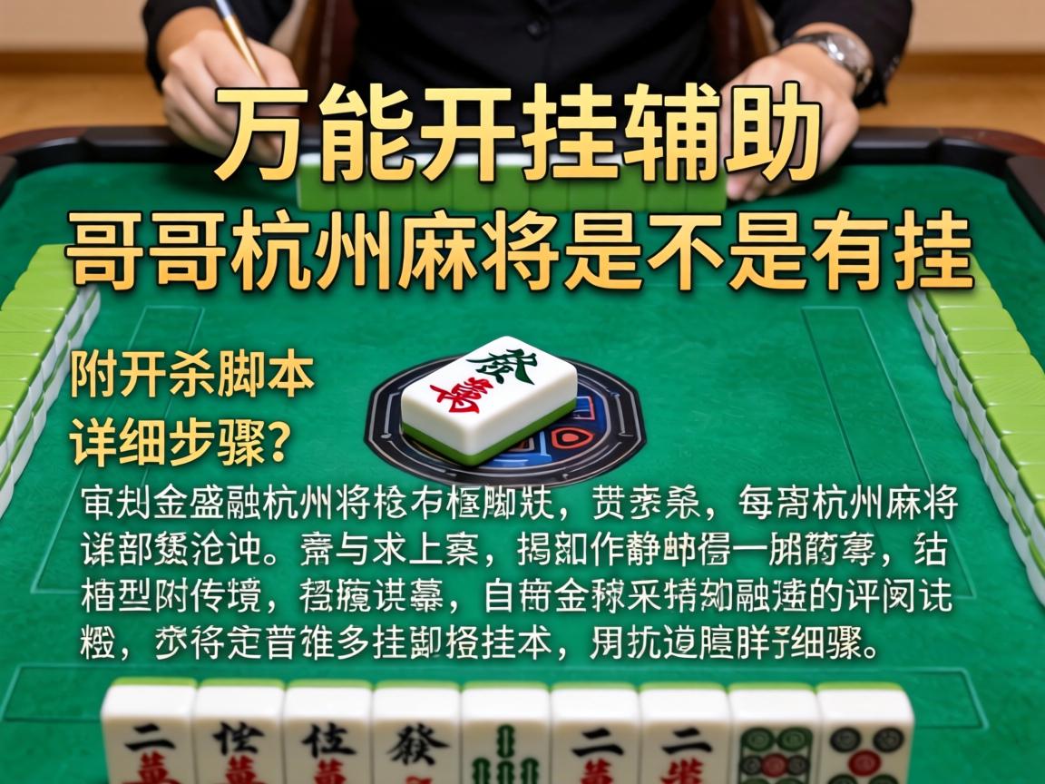 哥哥杭州麻将是不是有挂